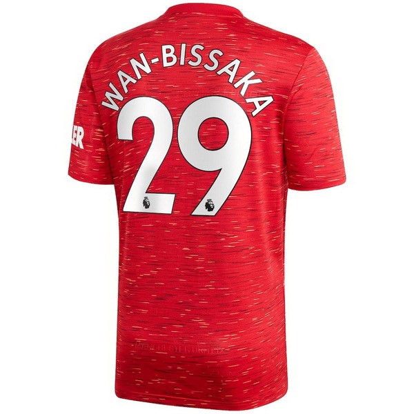 Maglia Manchester United NO.29 Wan Bissaka Prima 20/21 Rosso